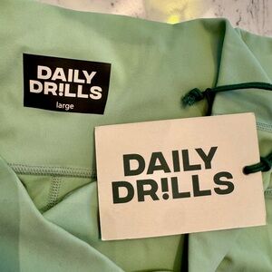 NWT Daily Drills~ Go Drills. Mint green leggings.